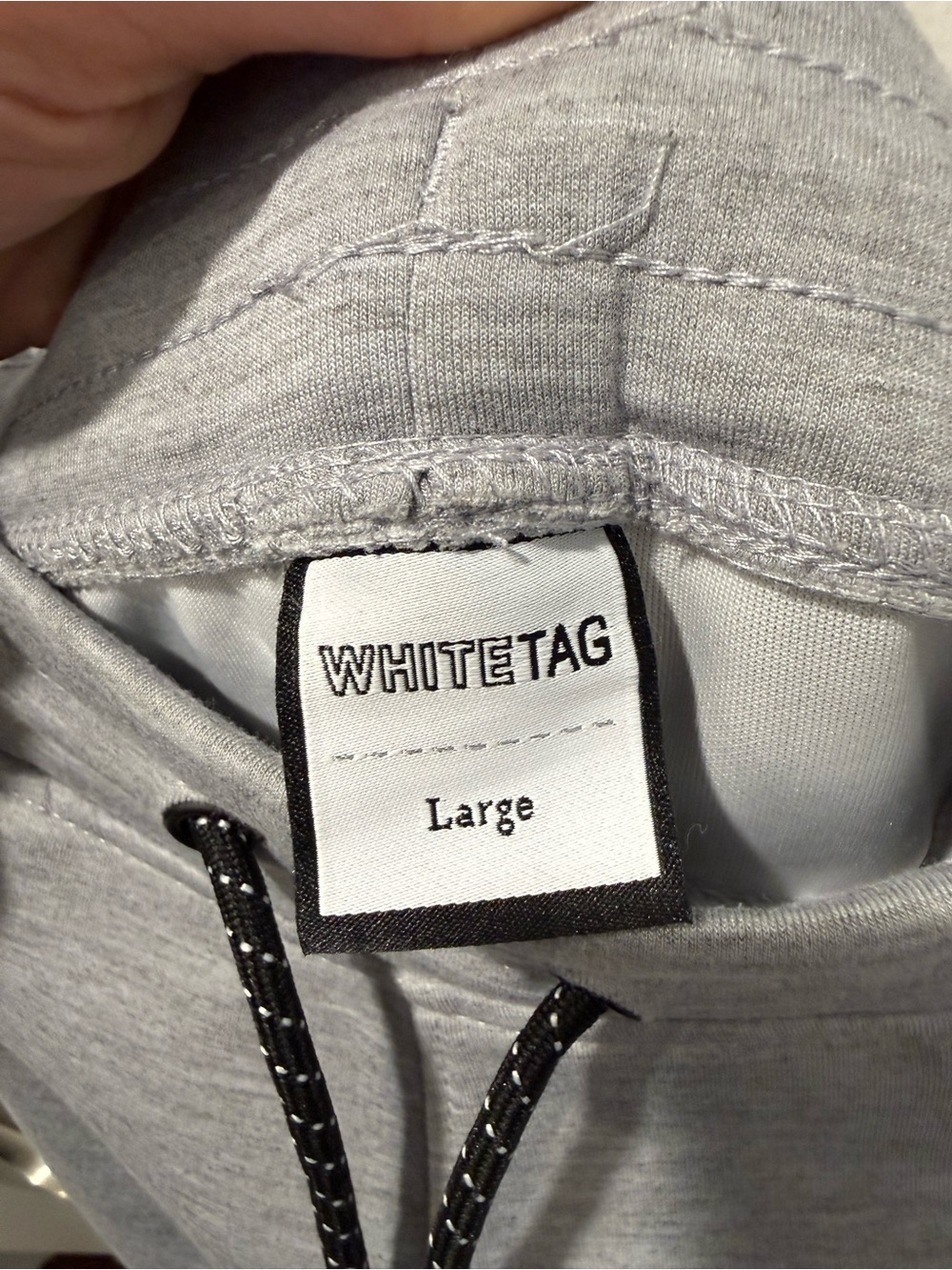 Men's Gray Jogger Sweatpants with Zipper Pockets - Picture 3 of 6